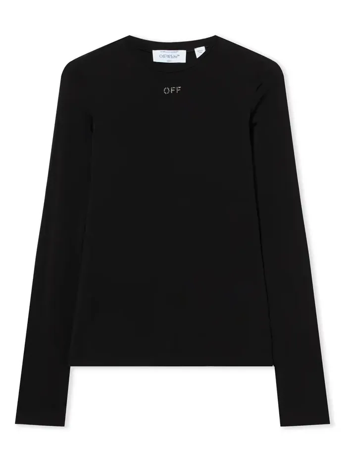 OW X Swarovski Second Skin Crewneck OW X Swarovski Second Skin Crewneck
