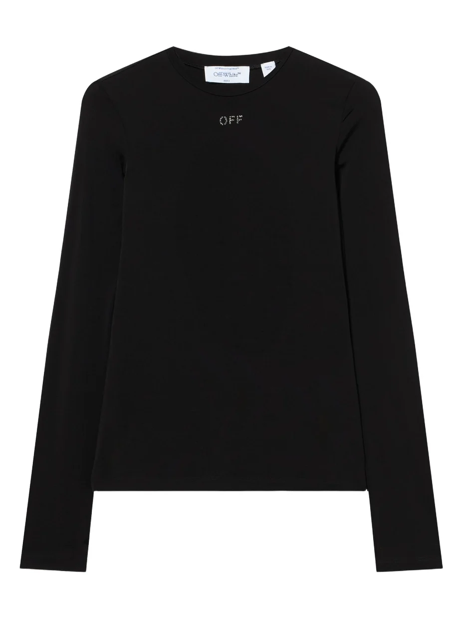 OW X Swarovski Second Skin Crewneck OW X Swarovski Second Skin Crewneck