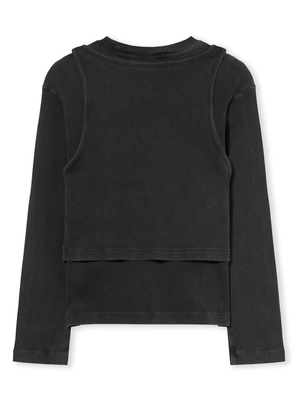 Off-White Stamp Acid Wash Rib Top