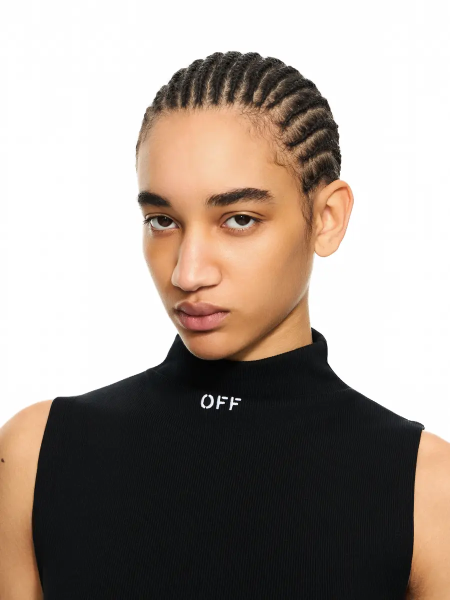 Off-White Off Stamp Ribbed Bodysuit | Thumbnail 5 Off-White Off Stamp Ribbed Bodysuit | Thumbnail 5