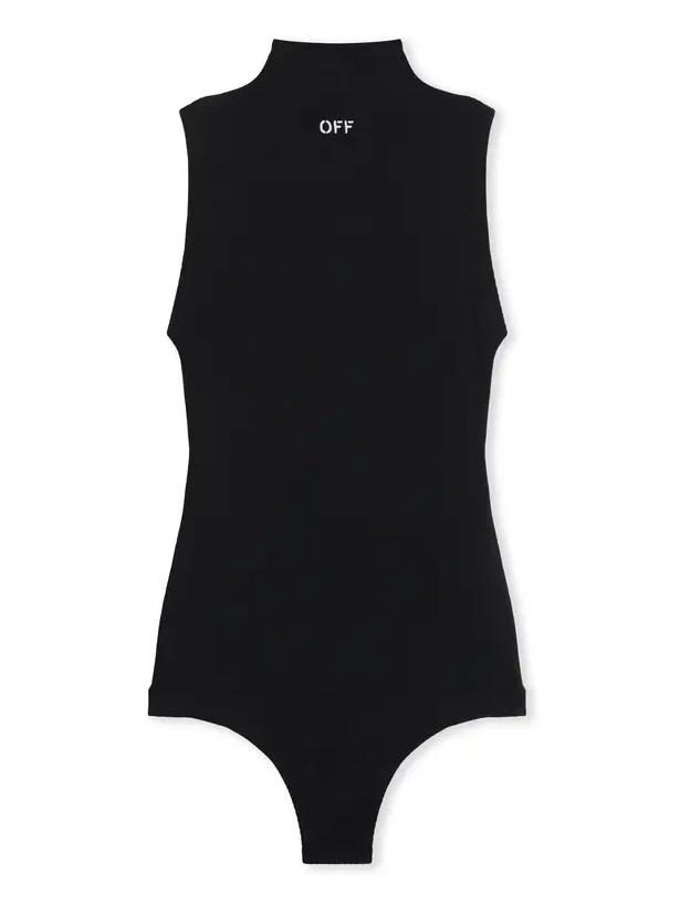 Off Stamp Ribbed Bodysuit Off Stamp Ribbed Bodysuit
