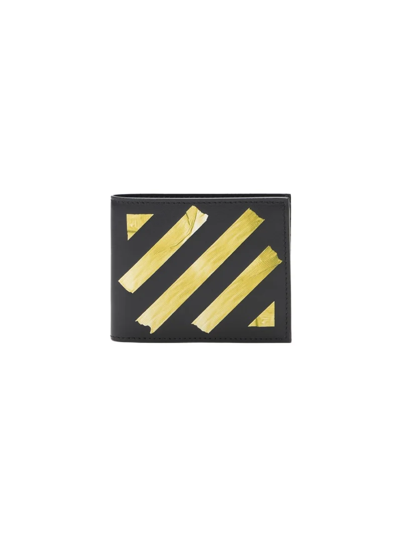 Off-White Diagonal Tape Bifold Wallet