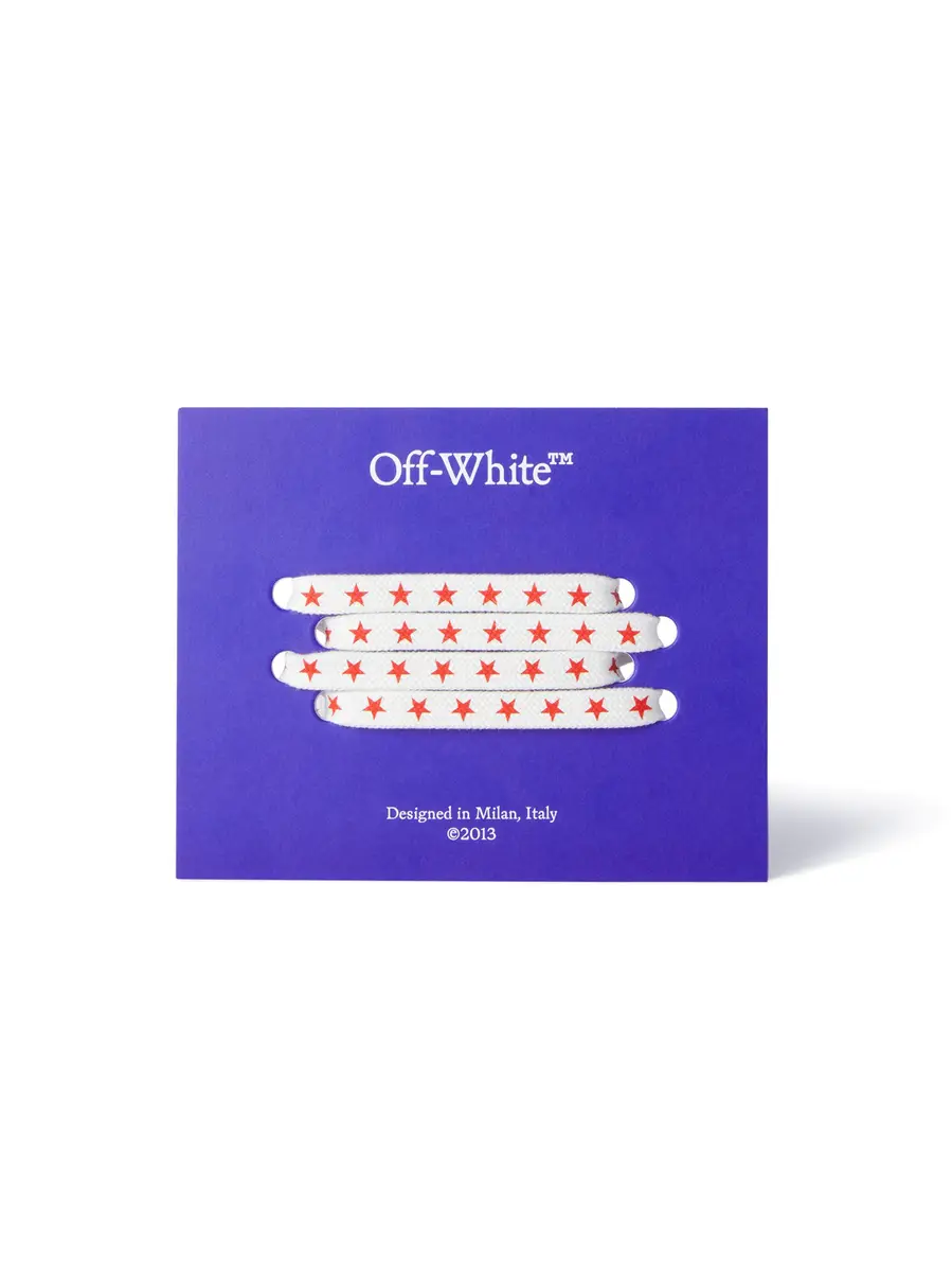 Off-White White/Red Star Laces | Thumbnail 3