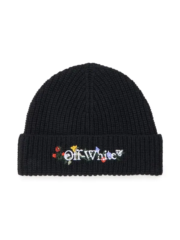 Floral Embroidered Beanie Floral Embroidered Beanie