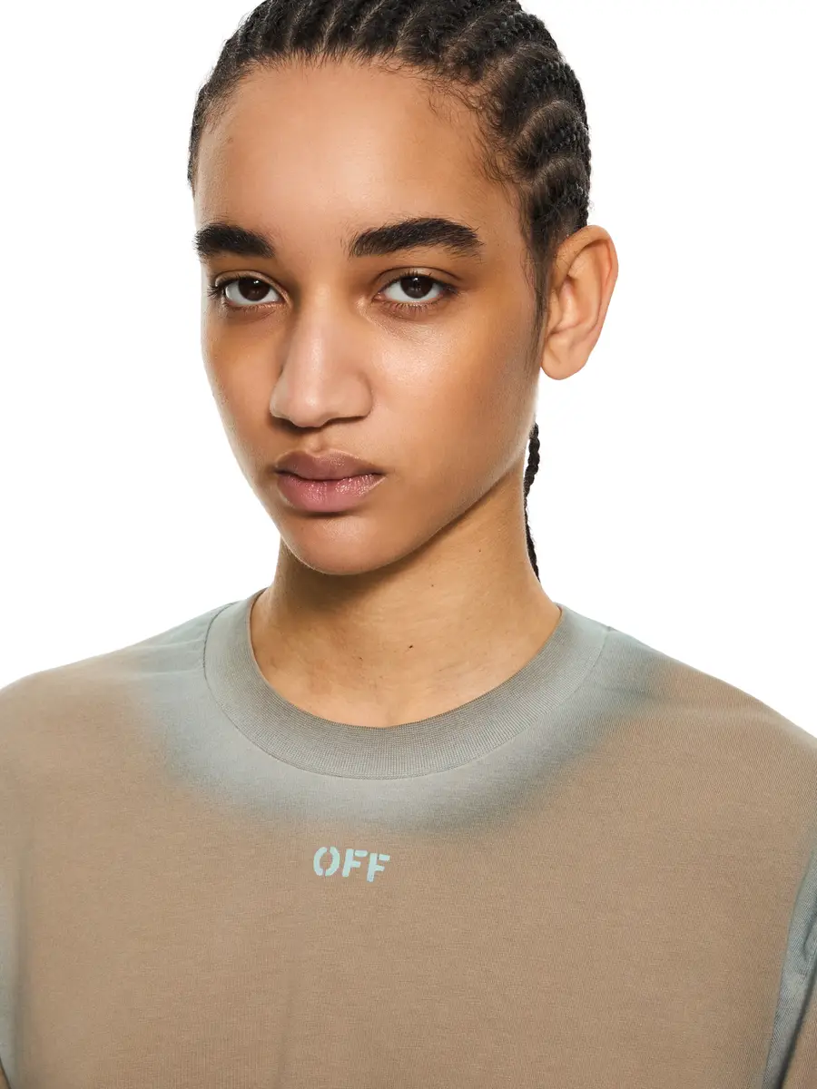 Off-White Spray Off Stamp Crop T-shirt | Thumbnail 5 Off-White Spray Off Stamp Crop T-shirt | Thumbnail 5