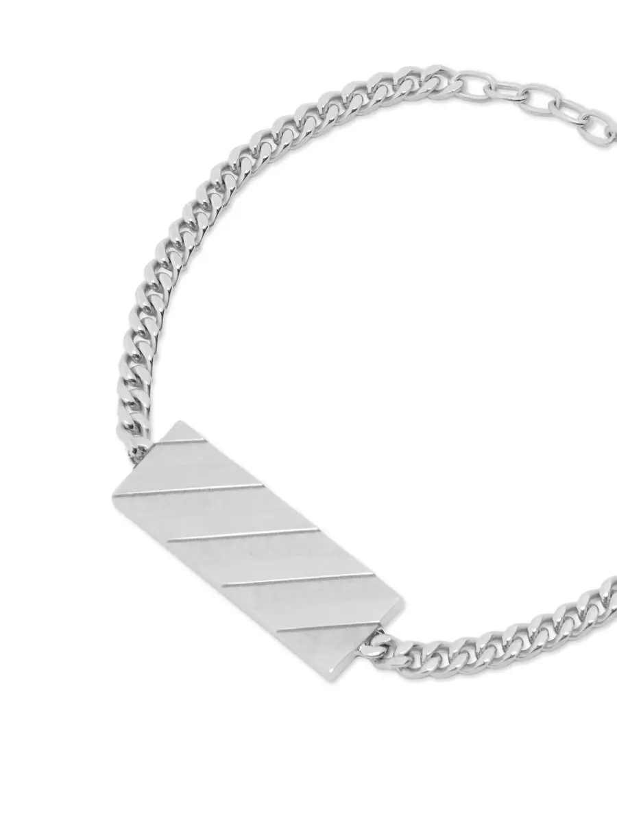 Off-White Diagonal Metal Bracelet | Thumbnail 3 Off-White Diagonal Metal Bracelet | Thumbnail 3