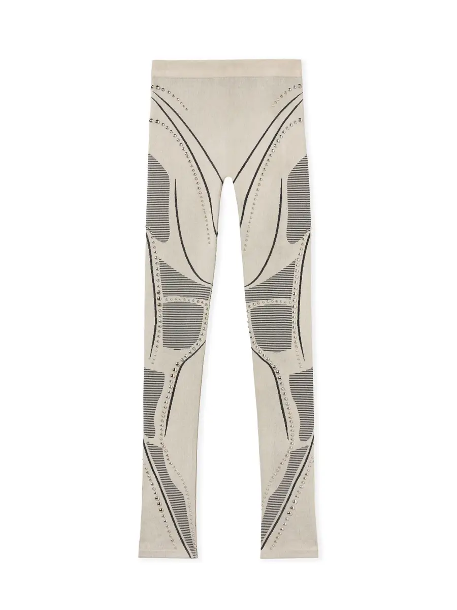 Off-White Studded Seamless Race Pants | Image 1 Off-White Studded Seamless Race Pants | Image 1