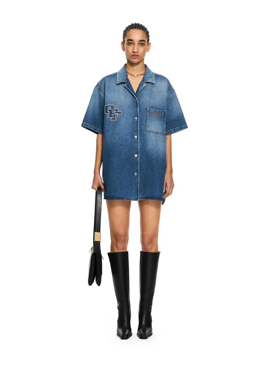 Off-White Royal Patch Denim Dress | Thumbnail 2