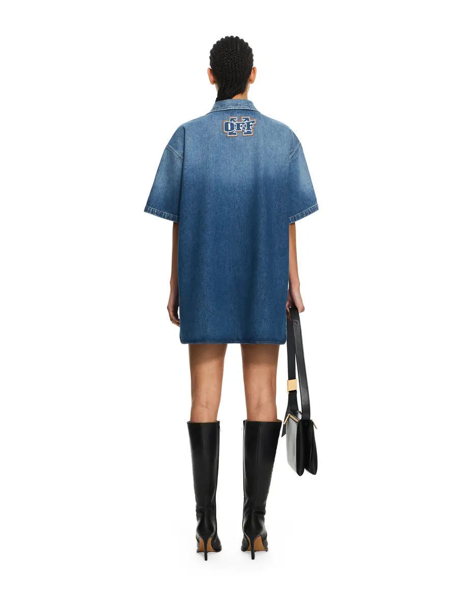 Off-White Royal Patch Denim Dress | Thumbnail 4