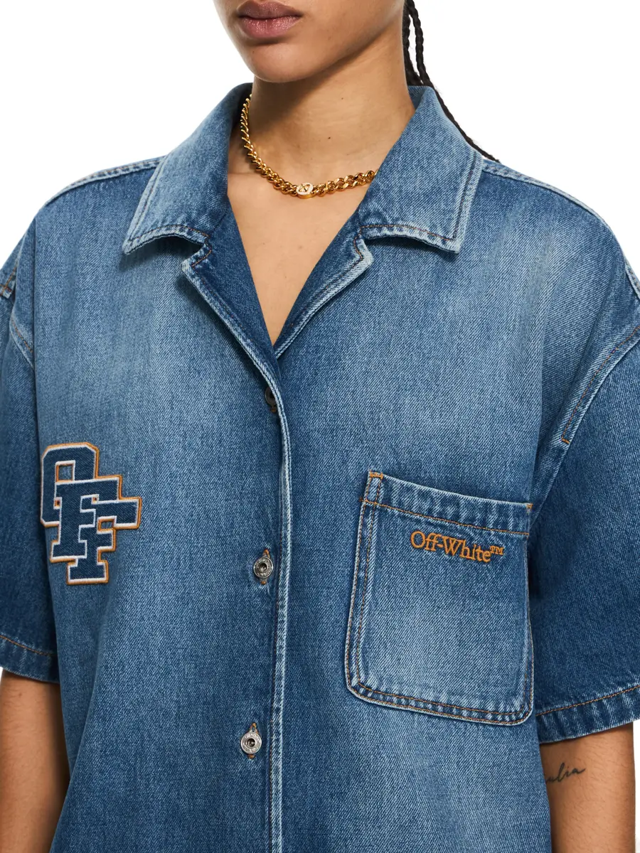 Off-White Royal Patch Denim Dress | Thumbnail 5