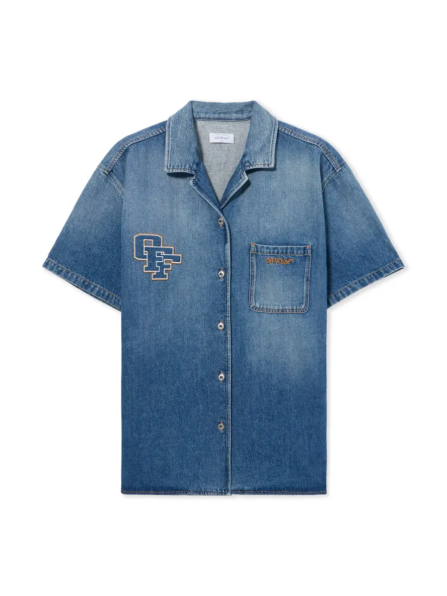 Off-White Royal Patch Denim Dress