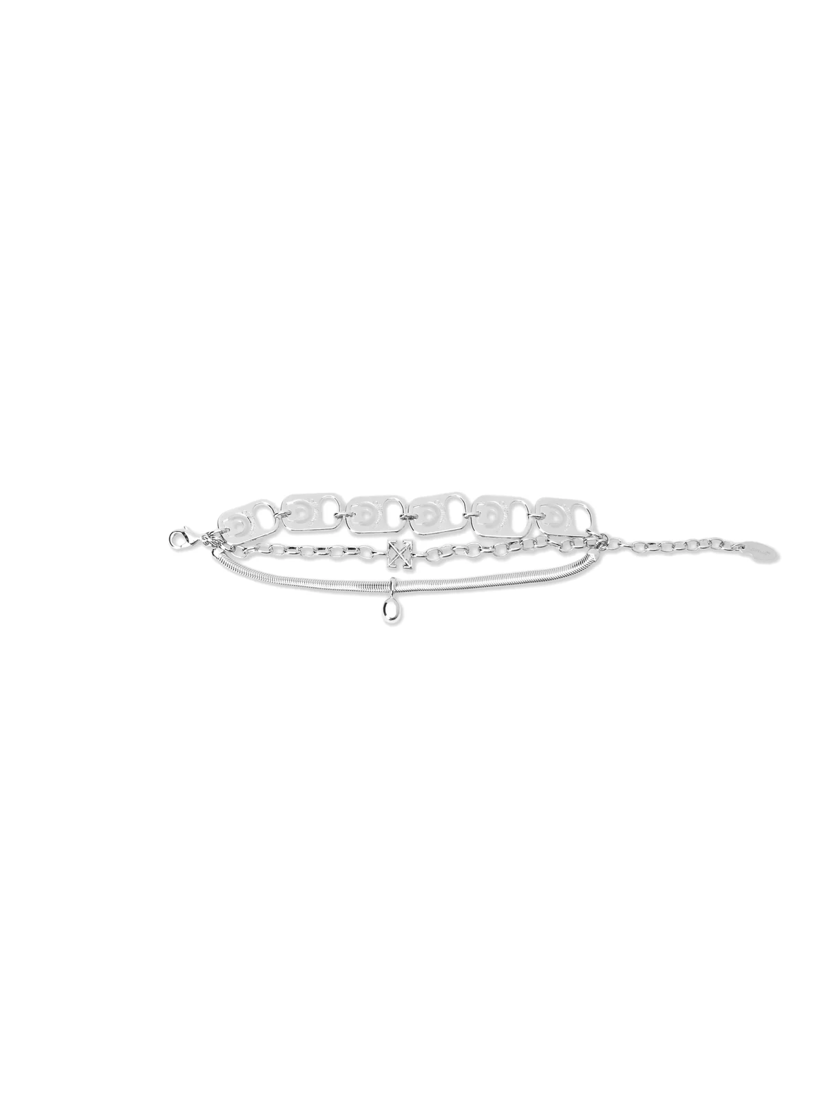 Off-White Can Tab Layered Bracelet