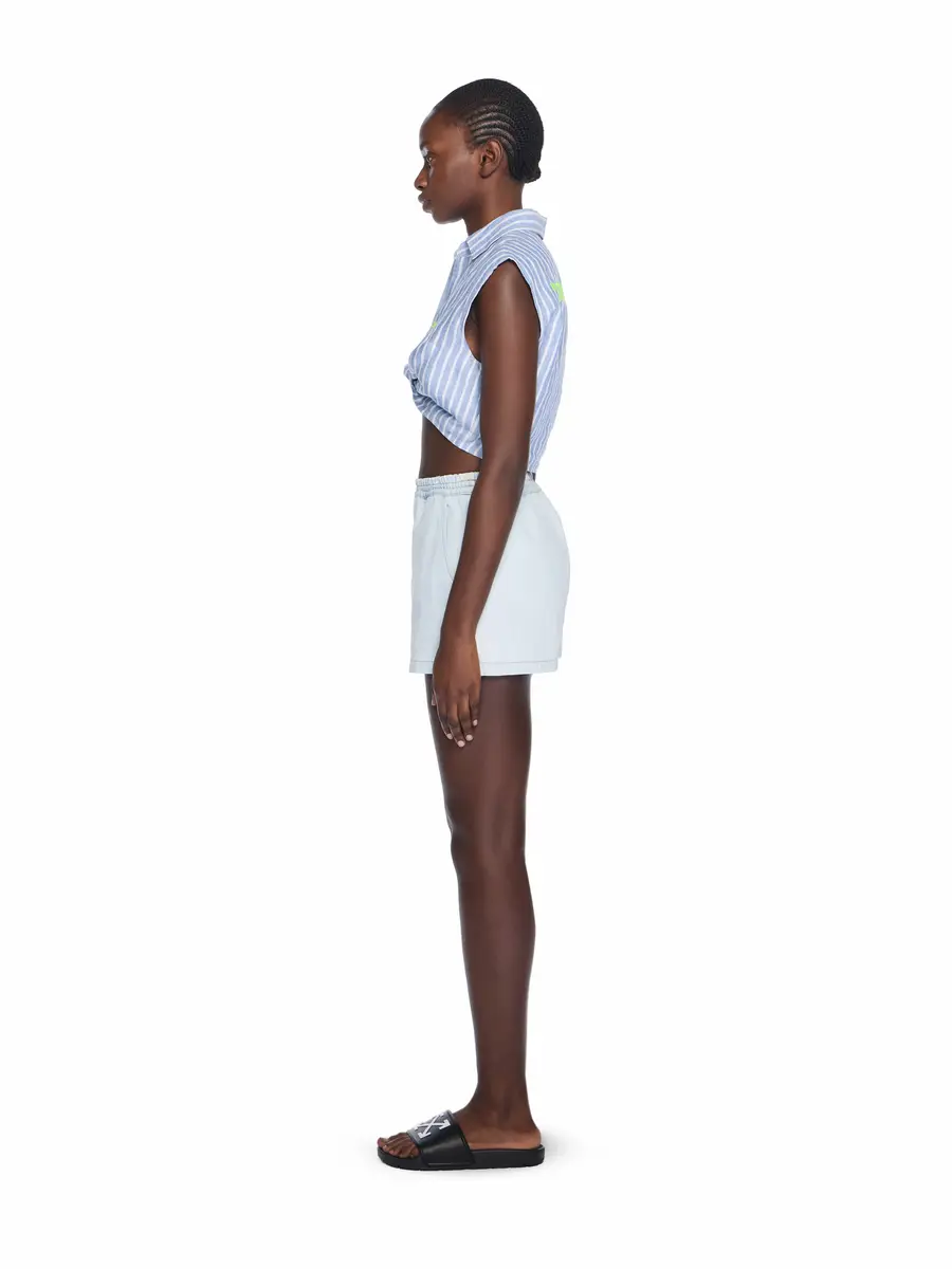 Off-White Striped Sleeveless Shirt | Thumbnail 3 Off-White Striped Sleeveless Shirt | Thumbnail 3