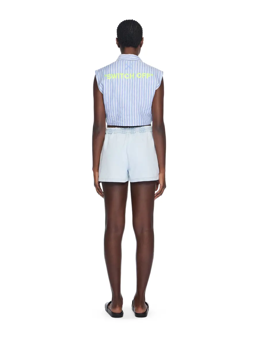 Off-White Striped Sleeveless Shirt | Thumbnail 4 Off-White Striped Sleeveless Shirt | Thumbnail 4