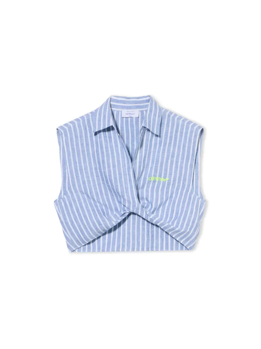 Striped Sleeveless Shirt Striped Sleeveless Shirt