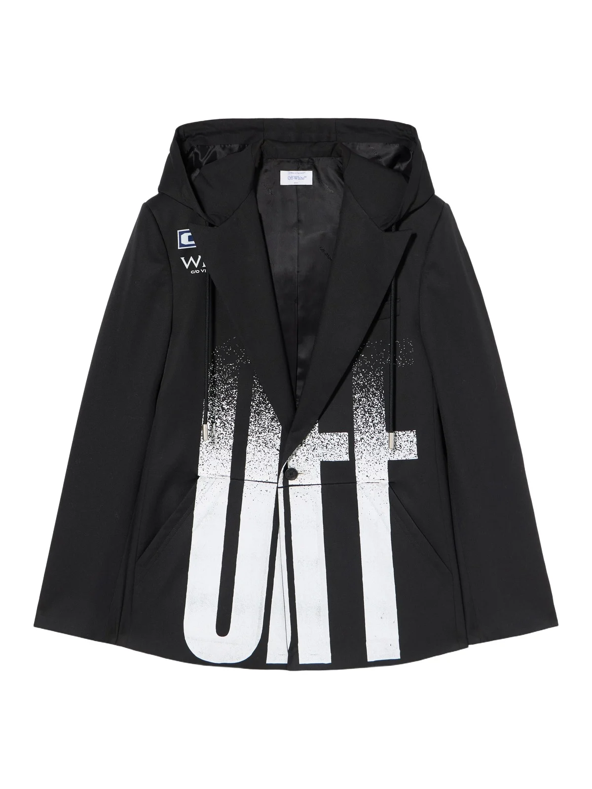 Off-White Big Off Gradient Wool Hood Jacket