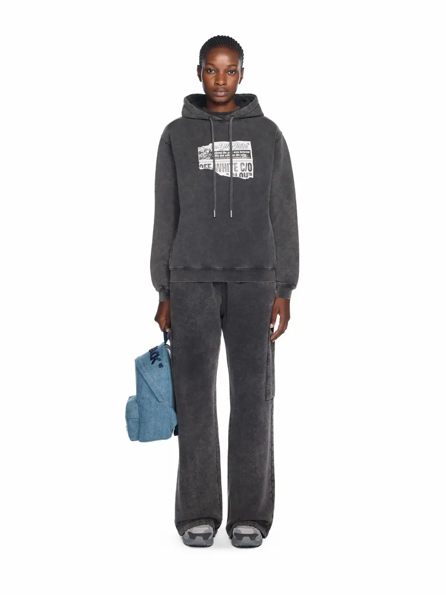 Off-White News Regular Logo Hoodie | Thumbnail 2 Off-White News Regular Logo Hoodie | Thumbnail 2