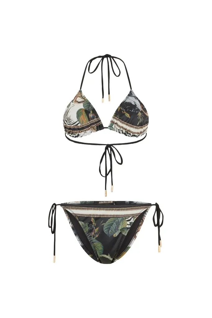 Jewellery Foulard Print Bikini