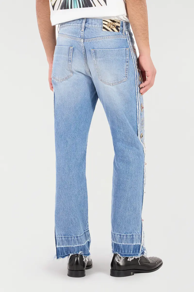 Roberto Cavalli Jeans With Stud And Stone Pattern | Thumbnail 3 Roberto Cavalli Jeans With Stud And Stone Pattern | Thumbnail 3