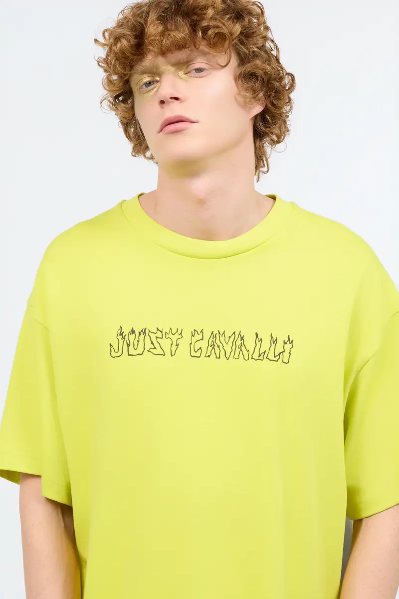 Roberto Cavalli T-Shirt With Flaming Lettering | Thumbnail 4