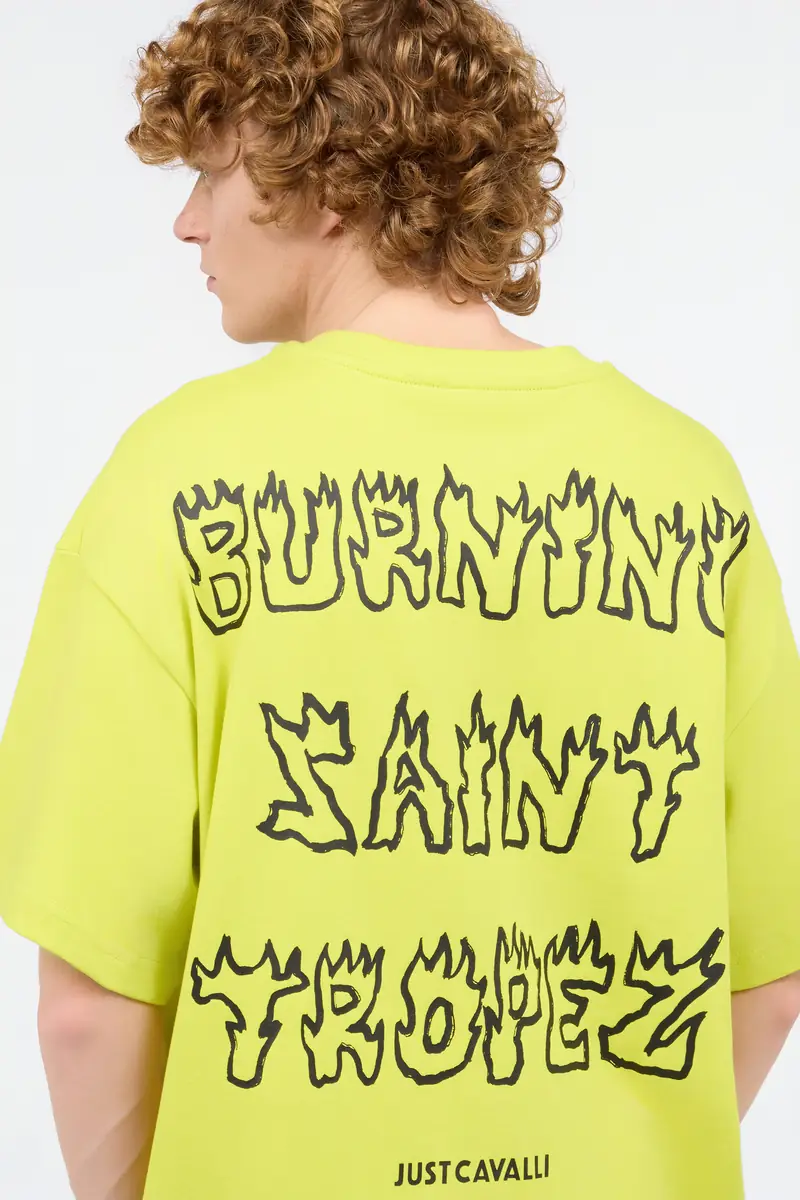 Roberto Cavalli T-Shirt With Flaming Lettering | Thumbnail 5