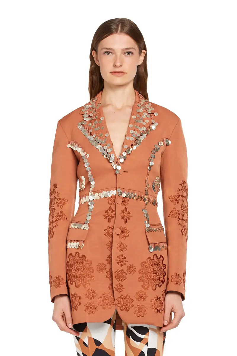 Roberto Cavalli Paillettes embroidered tailored jacket | Thumbnail 2