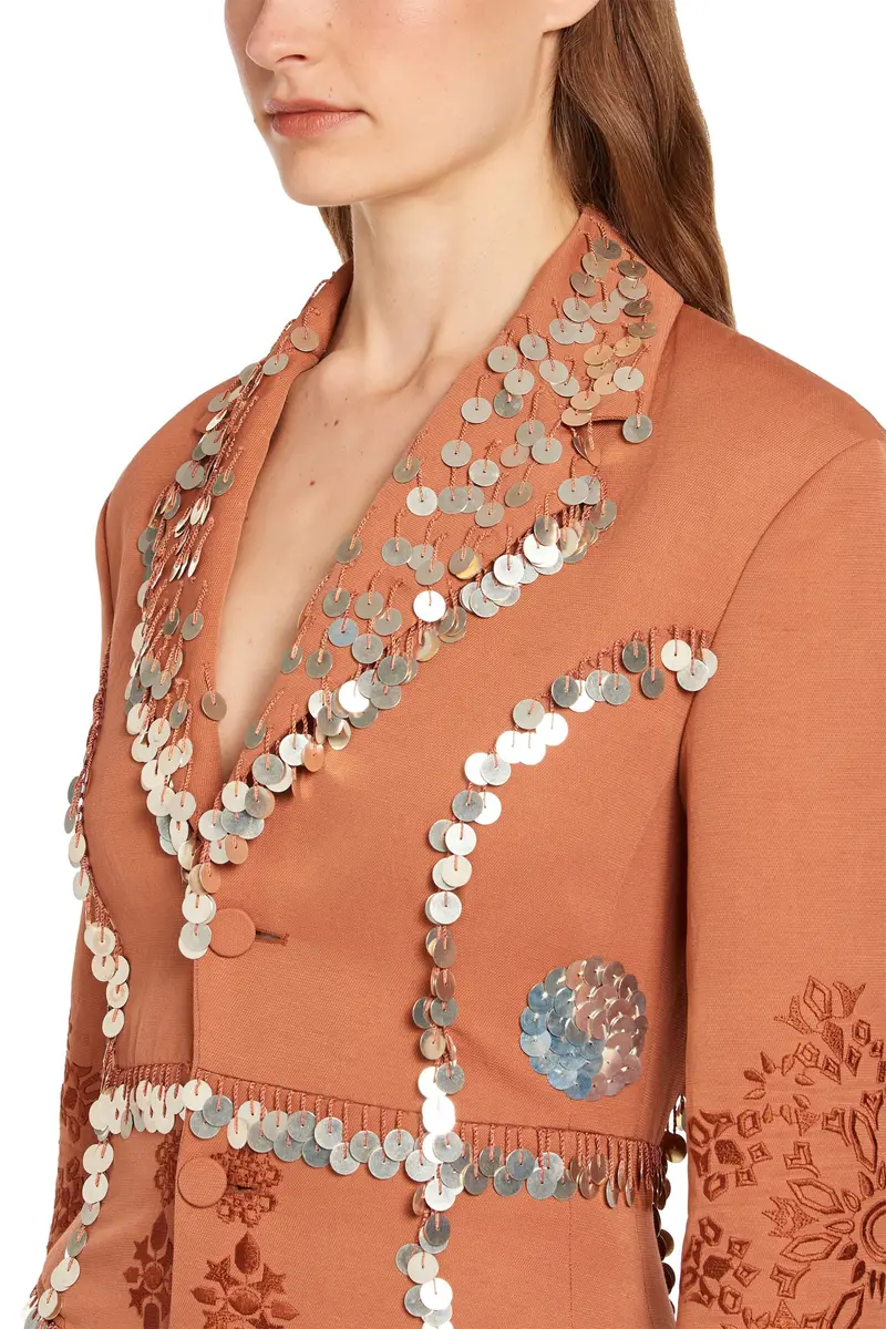 Roberto Cavalli Paillettes embroidered tailored jacket | Thumbnail 5