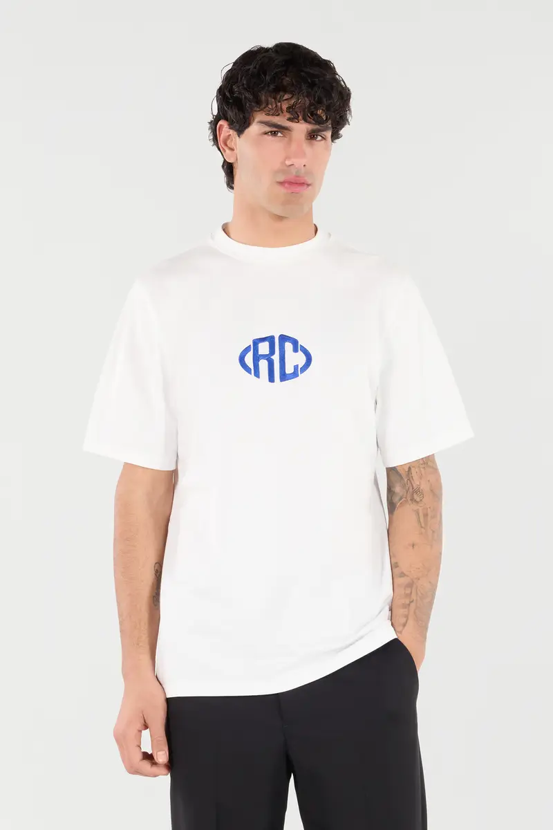 Roberto Cavalli Cotton T-Shirt With Monogram | Thumbnail 2