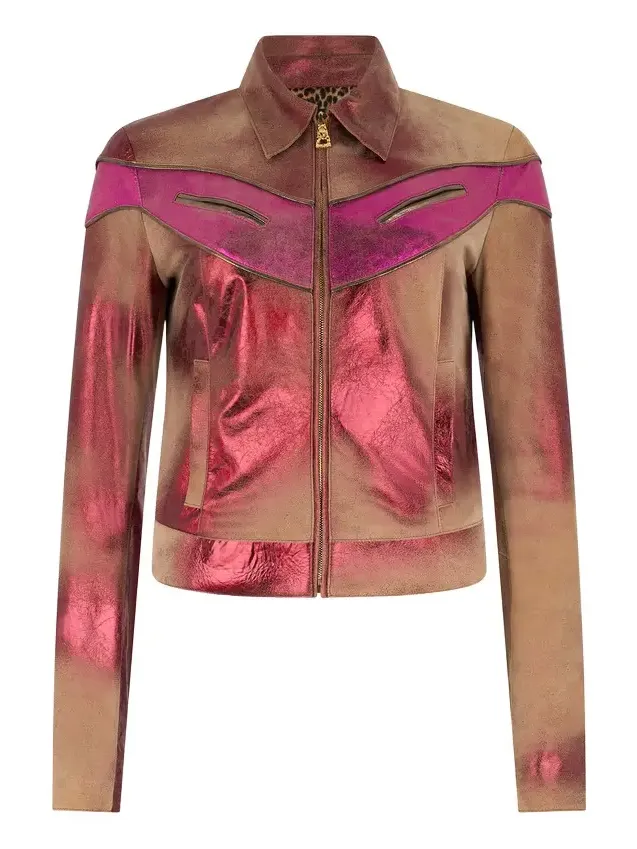 Metallic Leather Jacket Metallic Leather Jacket
