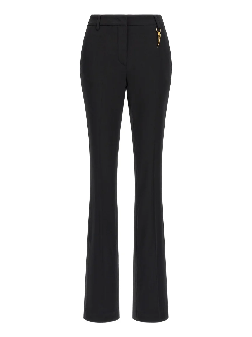 Pants with fang detail
