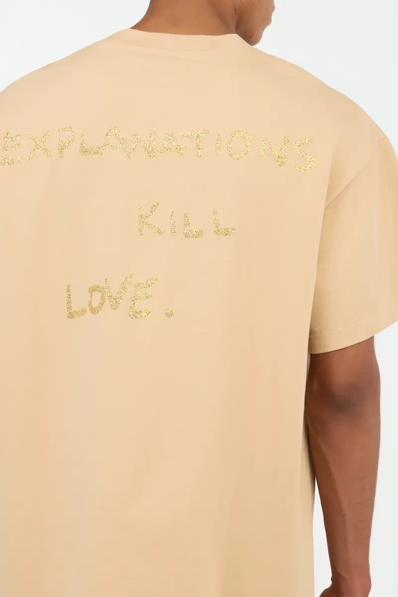 Roberto Cavalli Beige Graphic Print T-shirt | Thumbnail 5 Roberto Cavalli Beige Graphic Print T-shirt | Thumbnail 5