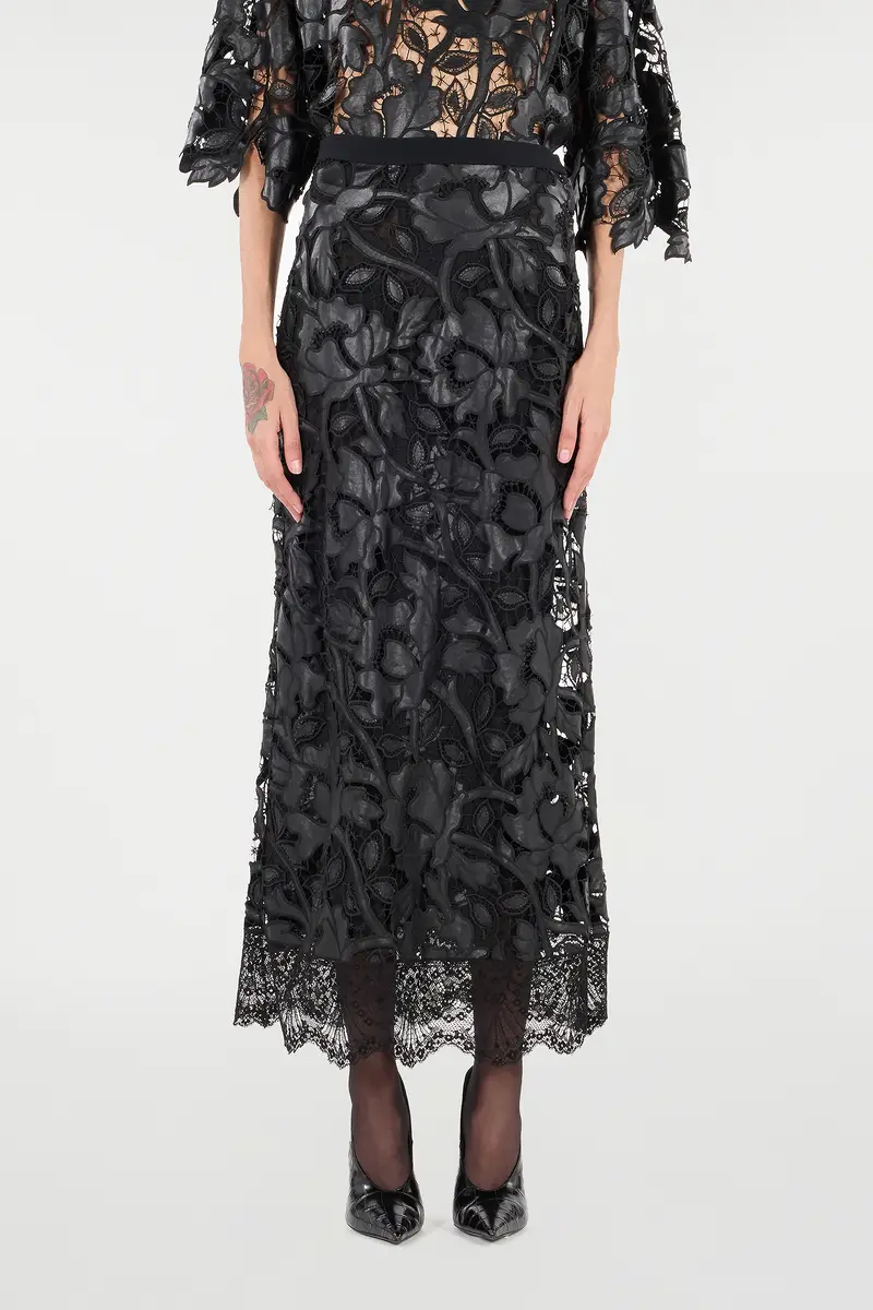Roberto Cavalli Long Skirt With All-Over Floral Pattern | Thumbnail 2
