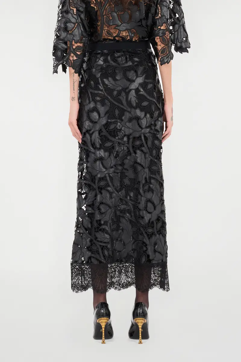 Roberto Cavalli Long Skirt With All-Over Floral Pattern | Thumbnail 3