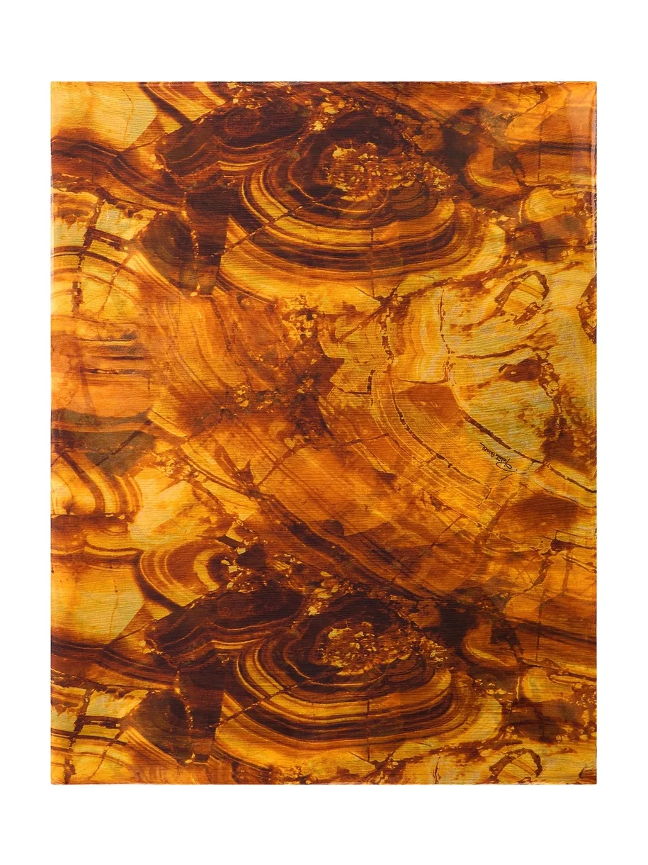 Stole with Amber Print