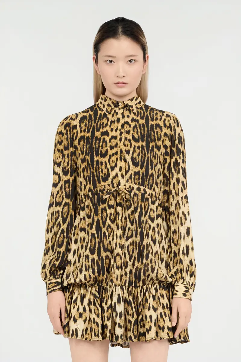 Roberto Cavalli Leopard Print Mini Dress | Thumbnail 2 Roberto Cavalli Leopard Print Mini Dress | Thumbnail 2