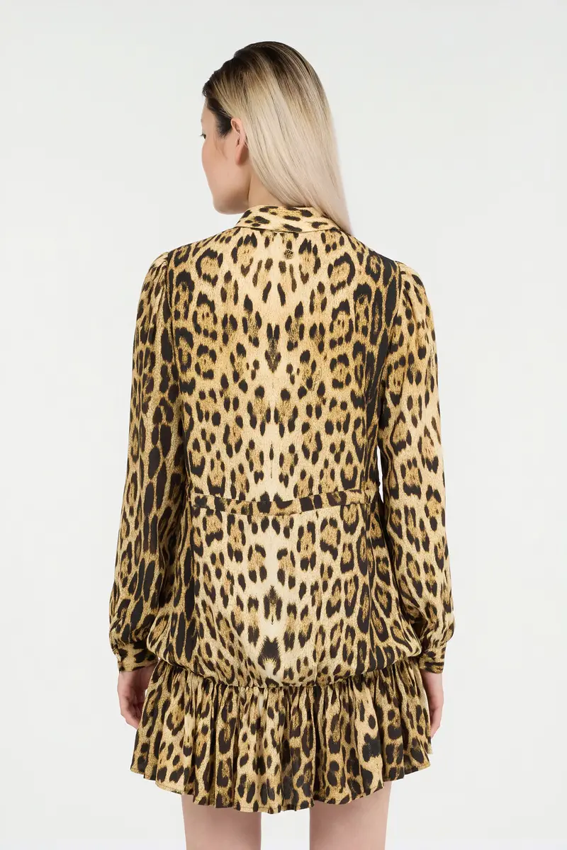 Roberto Cavalli Leopard Print Mini Dress | Thumbnail 3 Roberto Cavalli Leopard Print Mini Dress | Thumbnail 3