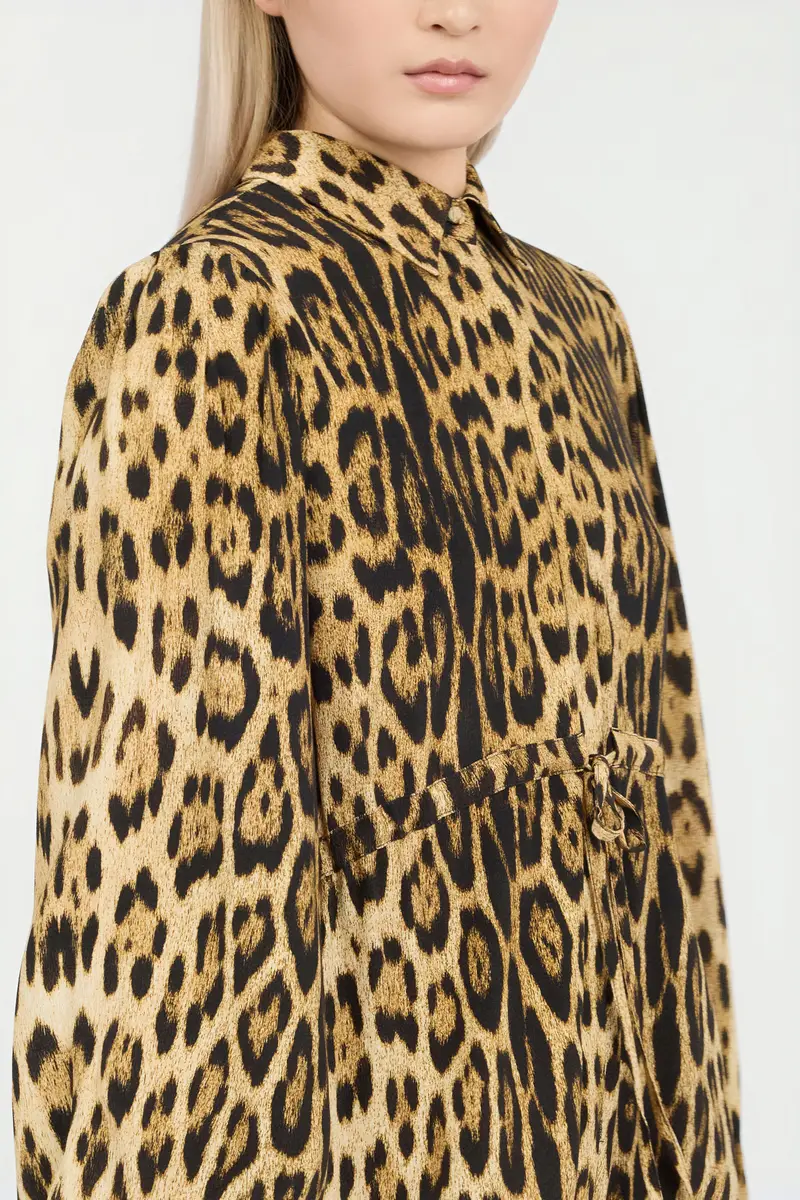 Roberto Cavalli Leopard Print Mini Dress | Thumbnail 5 Roberto Cavalli Leopard Print Mini Dress | Thumbnail 5