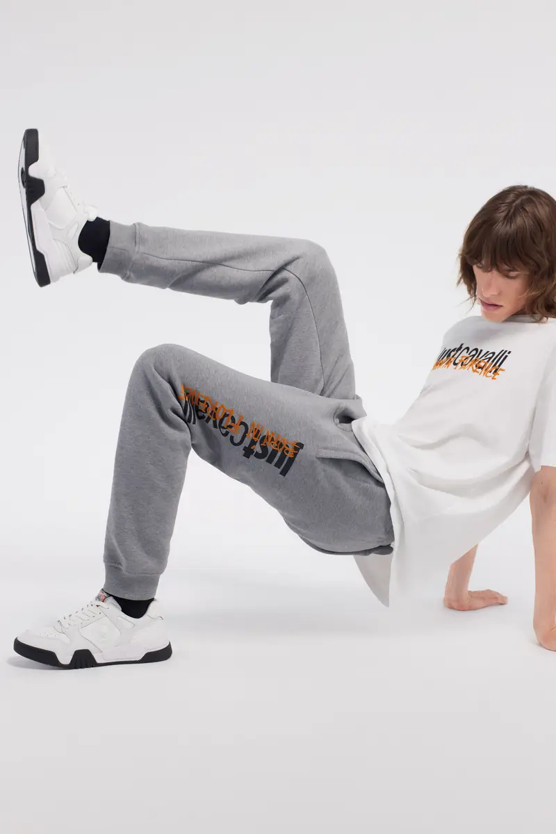 Roberto Cavalli Just Cavalli Logo Joggers | Thumbnail 4 Roberto Cavalli Just Cavalli Logo Joggers | Thumbnail 4