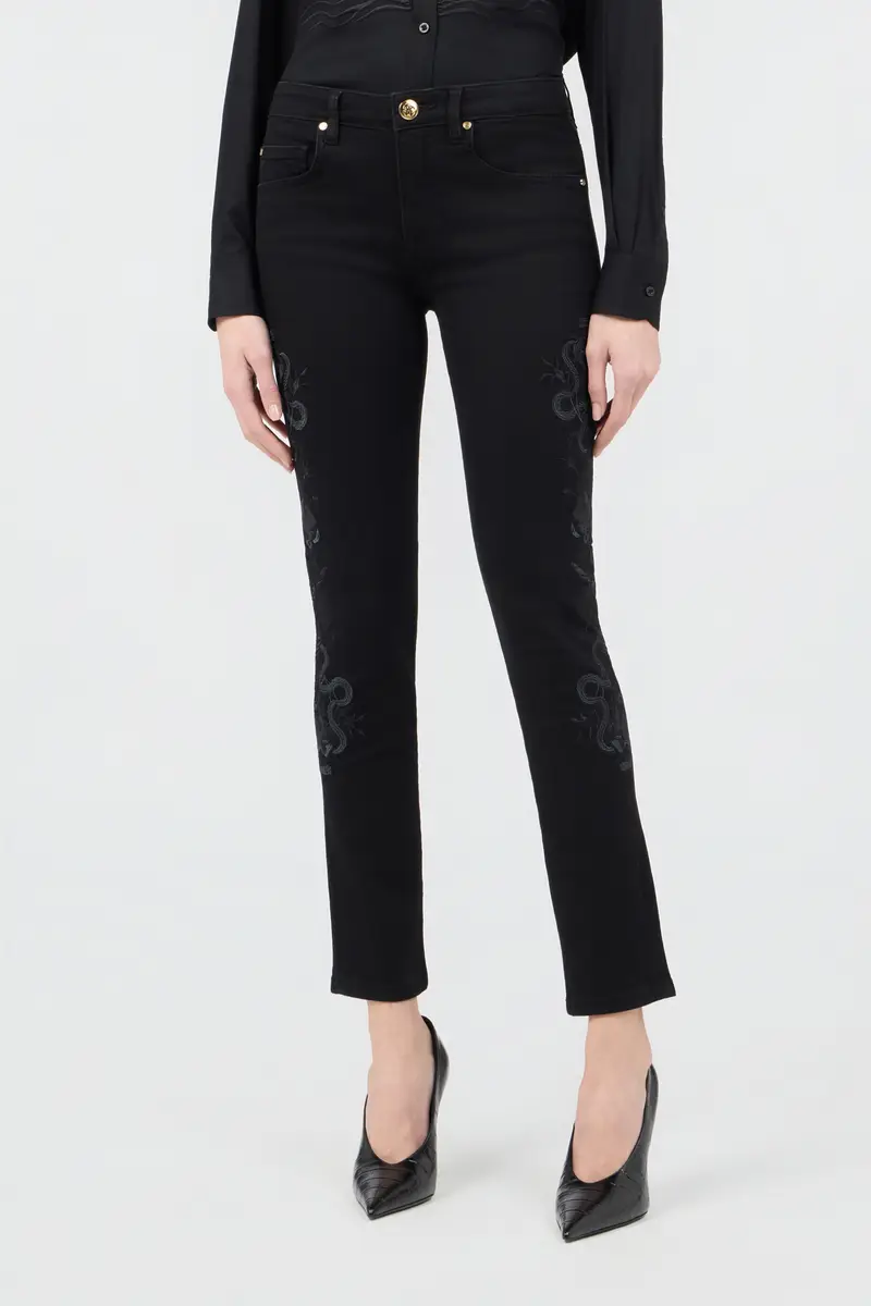 Roberto Cavalli Black Denim Jeans | Thumbnail 2
