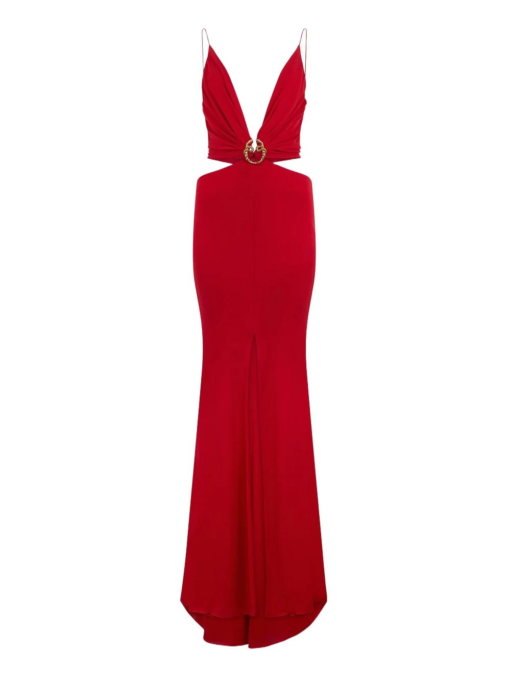 Roberto Cavalli Long Dress with Snake Detail