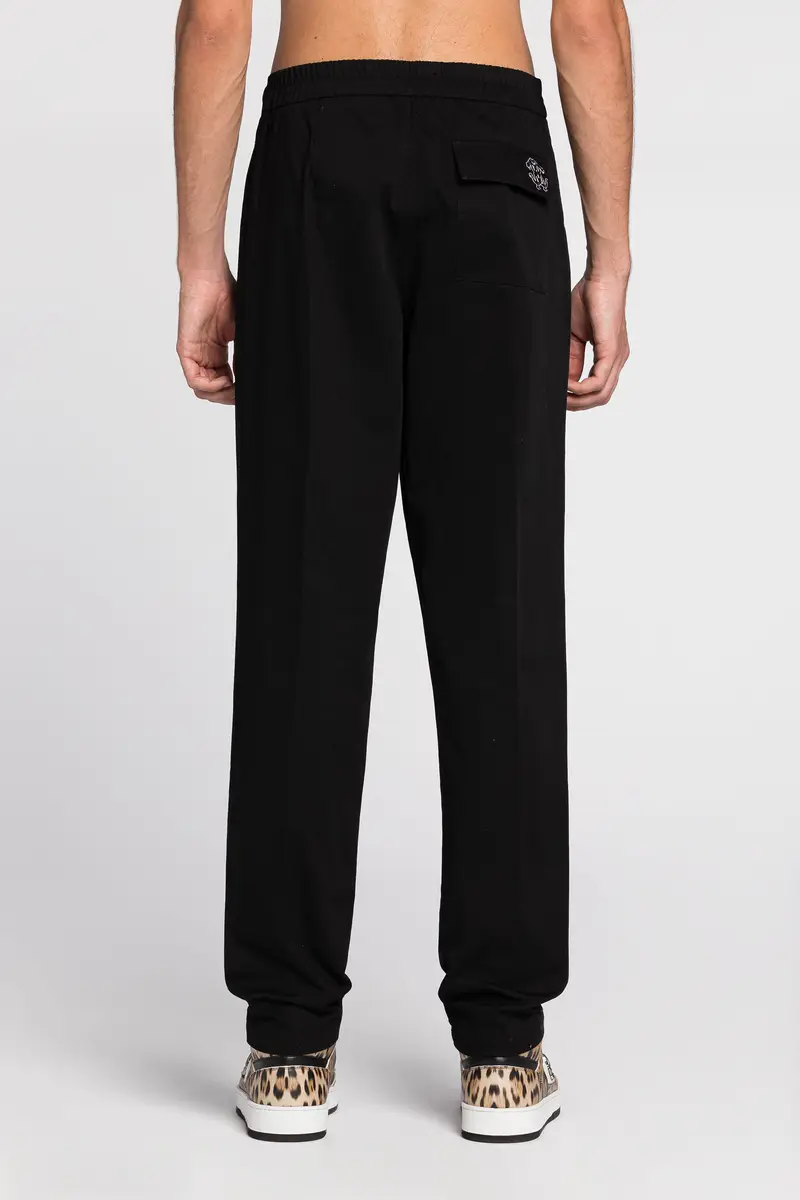Roberto Cavalli Logo-embroidered cotton trousers | Thumbnail 4 Roberto Cavalli Logo-embroidered cotton trousers | Thumbnail 4