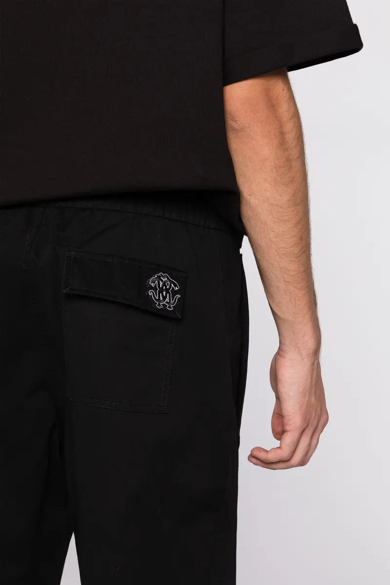 Roberto Cavalli Logo-embroidered cotton trousers | Thumbnail 5 Roberto Cavalli Logo-embroidered cotton trousers | Thumbnail 5