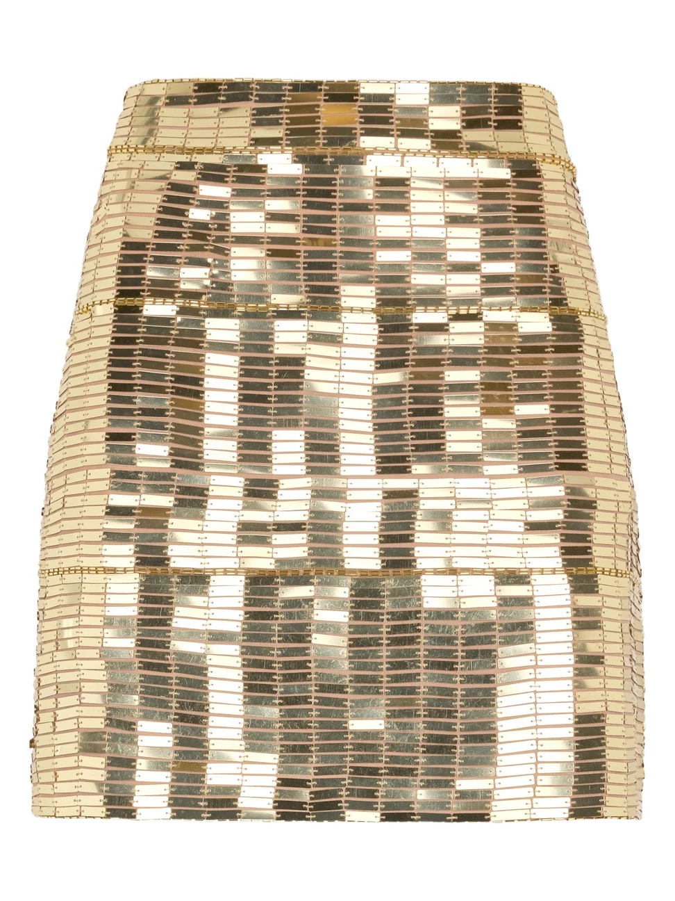 Miniskirt With Gold Appliqués Miniskirt With Gold Appliqués