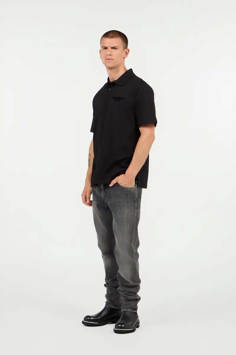 Roberto Cavalli Black Polo With Embroidered Logo | Thumbnail 7 Roberto Cavalli Black Polo With Embroidered Logo | Thumbnail 7