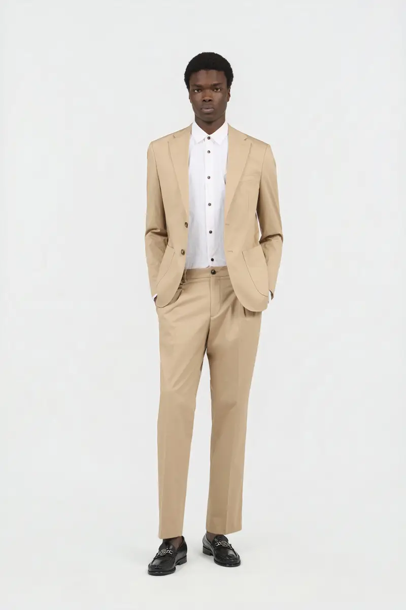 Roberto Cavalli Beige Cotton Suit | Thumbnail 6 Roberto Cavalli Beige Cotton Suit | Thumbnail 6