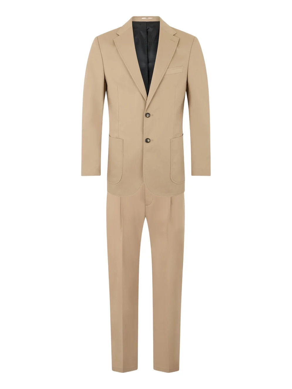Roberto Cavalli Beige Cotton Suit