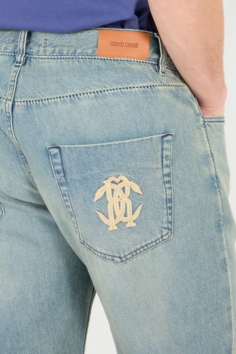 Roberto Cavalli Sandblasted-Effect Jeans | Thumbnail 5 Roberto Cavalli Sandblasted-Effect Jeans | Thumbnail 5