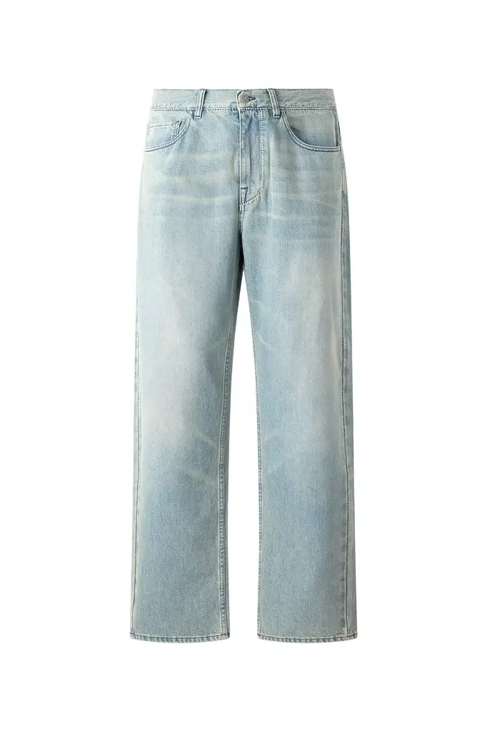 Roberto Cavalli Sandblasted-Effect Jeans | Image 1 Roberto Cavalli Sandblasted-Effect Jeans | Image 1