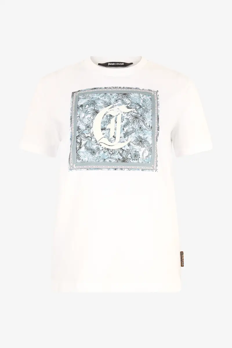 Roberto Cavalli T-Shirt With Graphic And JC Monogram | Thumbnail 2