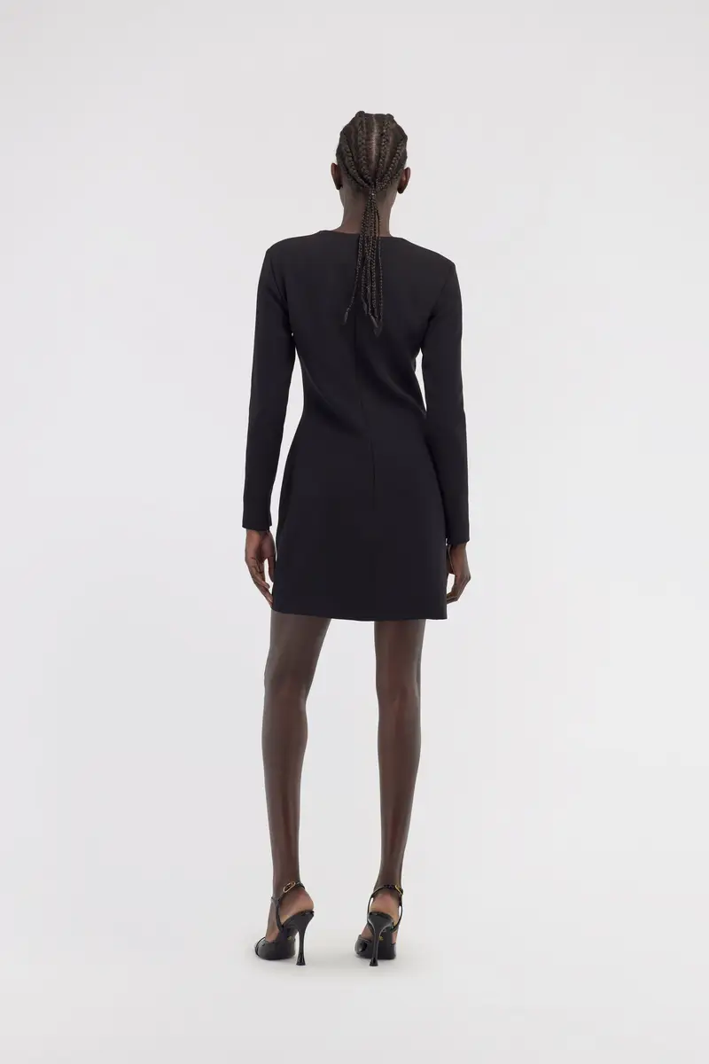 Roberto Cavalli Long-sleeve dress with RC | Thumbnail 3